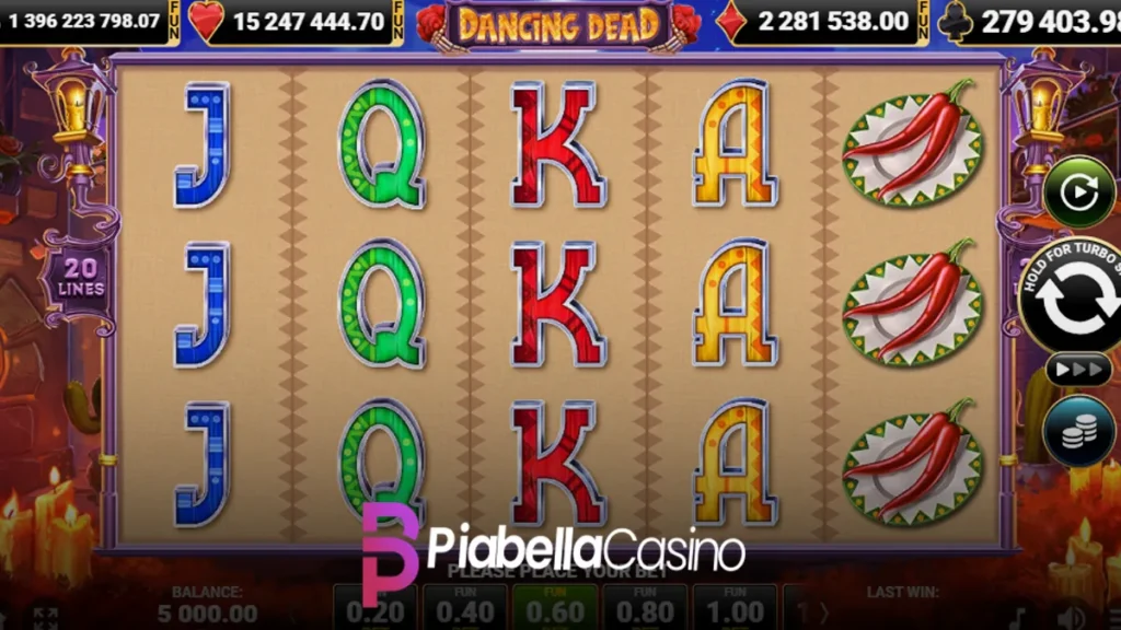 Piabellacasino Dancing Dead oyunu
