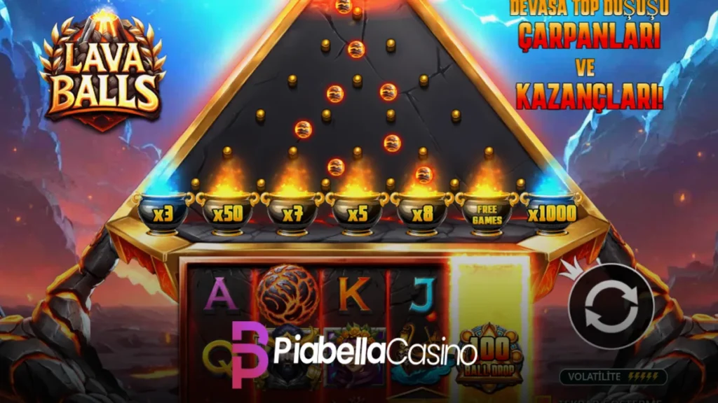 Piabellacasino Lava Balls oyunu