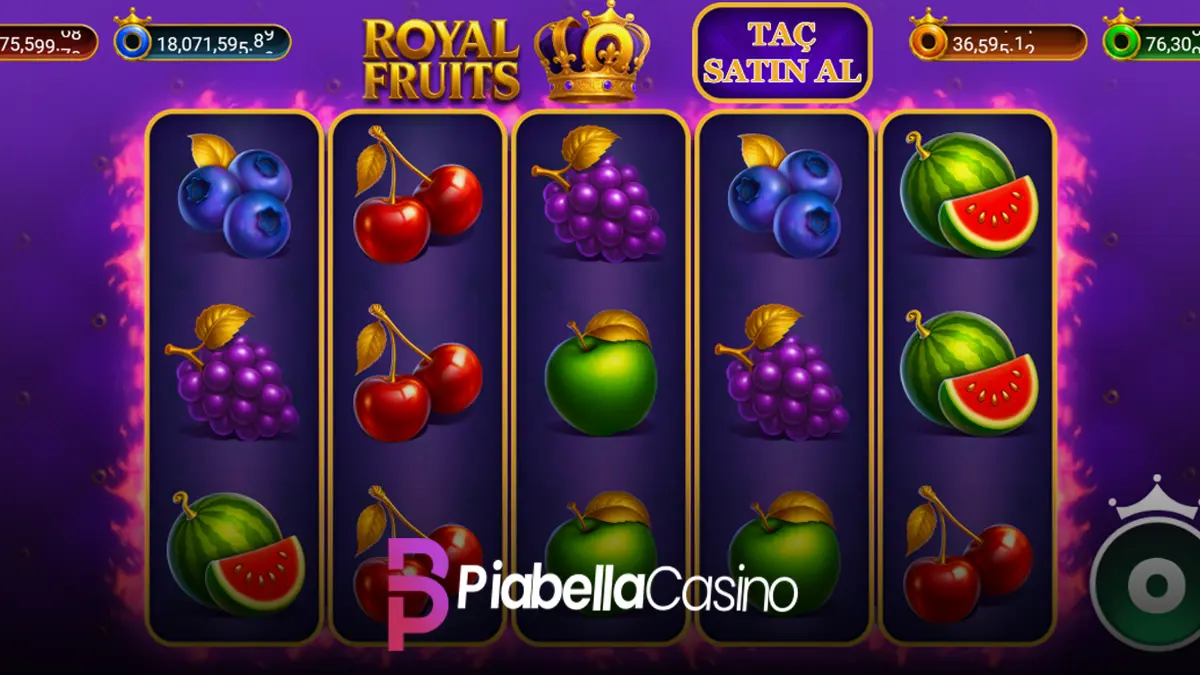 Piabella Royal Fruits oyunu