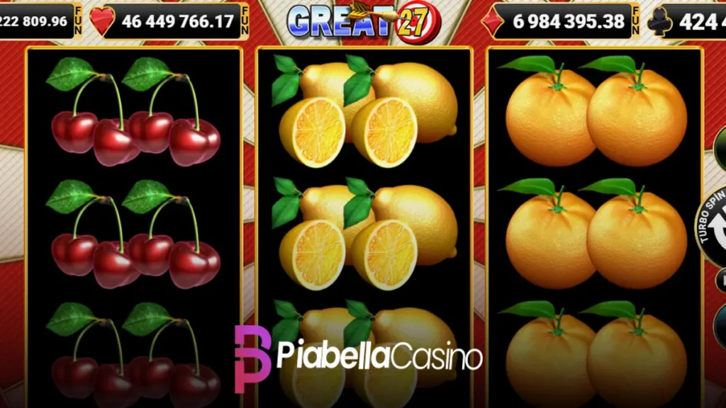 Piabellacasino Great 27 oyunu